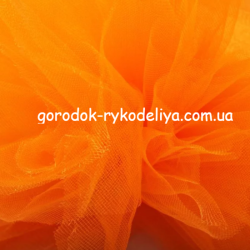 Фатин ширина 3м, колір ПОМАРАНЧЕВИЙ