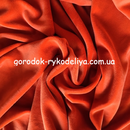 Велюр стрейч 45см *20см , колір охра