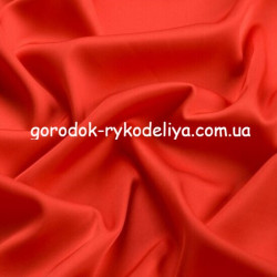 Тканина шовк Армані , 50*50см, колір червоний