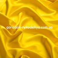 Тканина шовк Армані , 50*50см, колір жовтий