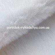 Хутро кролика 25*30см , колір БІЛИЙ