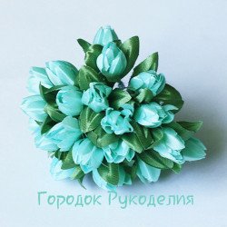 Квіти тюльпана 1см, колір ТИФФАНІ