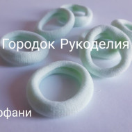 Резинка мікрофібра, 3,7 см , колір ТИФФАНІ