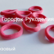 Резинка мікрофібра, 3,7 см , колір РОЖЕВИЙ