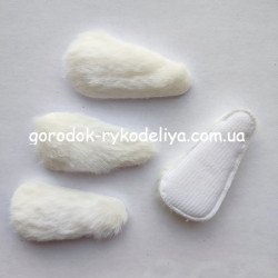 Патч накладка крапля , колір айворі