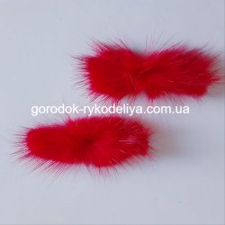 Патч "Прямокутник норка" , колір ЧЕРВОНИЙ