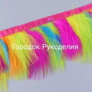 Пір'я пухнасте "Марабу" 10см, колір МІКС