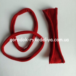 Пов'язка бесшовна "One Size" , насичено-червоний