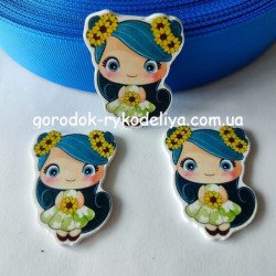 Кабошон укр.  Україночка З СОНЯХОМ