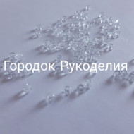 Перлина 4мм, 50 шт колір ПРОЗОРИЙ