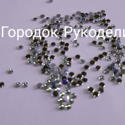 Стрази 2мм ,100шт, колір ЗЕЛЕНИЙ