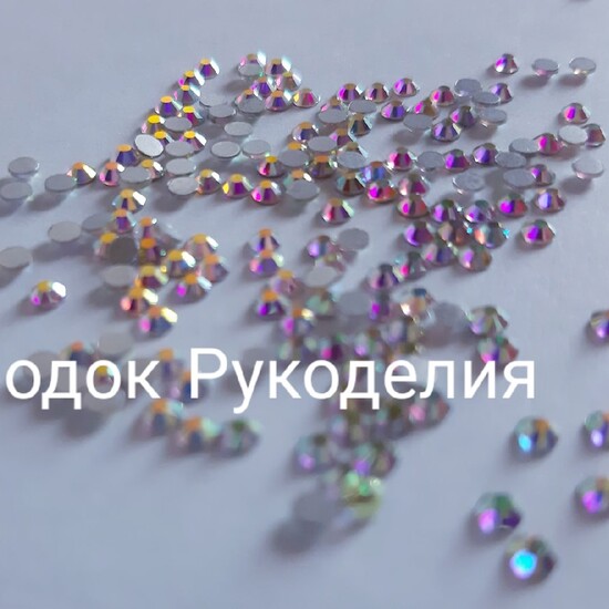 Стрази СКЛО 3мм ,100шт, колір хамелеон