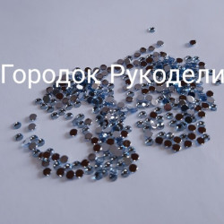 Стрази 2мм ,100шт, колір ГОЛУБИЙ