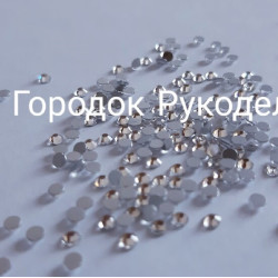 Стрази СКЛО 3мм ,100шт, колір ПРОЗОРИЙ