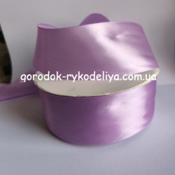 Стрічка атласна 5 см,20м колір фіалковий