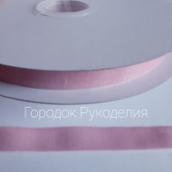 Оксамитова стрічка 1см, колір ПУДРА