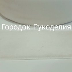 Оксамитова стрічка 4см, колір МОЛОЧНИЙ
