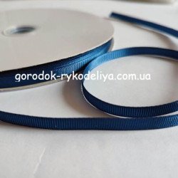 репсова стрічка 0,6см , 10м , колір САПФІР