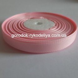 репсова стрічка 0,9см , колір СВІТЛО-РОЖЕВИЙ