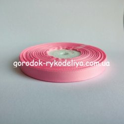 репсова стрічка 0,9см , колір рожевий