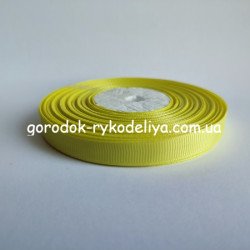 репсова стрічка 0,9см , колір СВІТЛО-ЖОВТИЙ