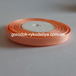 репсова стрічка 0,9см , колір ПЕРСИК
