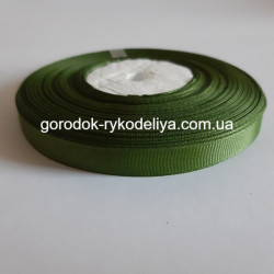 репсова стрічка 0,9см , колір ОЛИВА