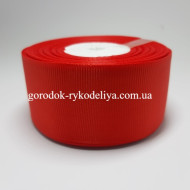 Стрічка репсова 4см,20м колір ЧЕРВОНИЙ
