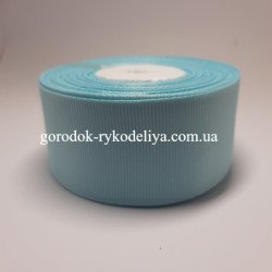 Стрічка репсова 4см, колір АКВА