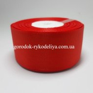 Стрічка репсова 4см,20м колір ЧЕРВОНИЙ