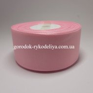 Стрічка репсова 4см,20м колір СВІТЛО-РОЖЕВИЙ