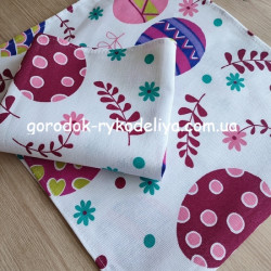 Рушник Великодній , льон 75*35см, писанки
