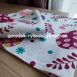 Рушник Великодній , льон 75*35см, писанки