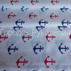 Тканина польська , ширина 50см, "Морська"