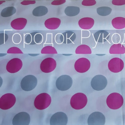 Тканина польська , ширина 50см, "Горох"