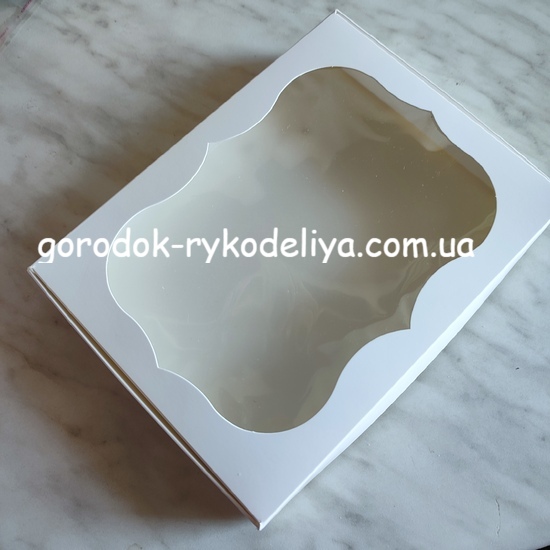 Коробочка 10*15*3 ,біле вікно