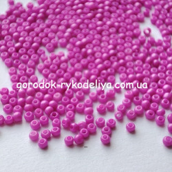 Бісер Чехія калібрований , 10г, колір фуксія 4